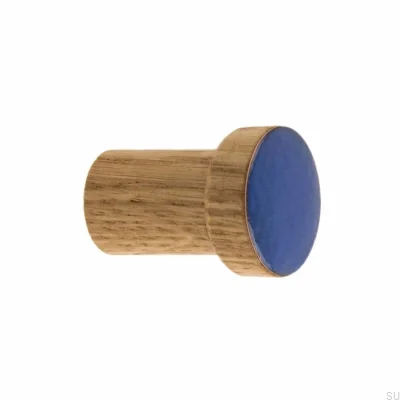 Настенная вешалка Simple Wooden Enamel Warm Blue - Oil Бесцветный Полуматовый