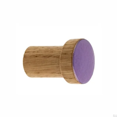 Настенная вешалка Simple Wooden Enamel Violet - Oil Бесцветный Полуматовый