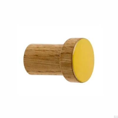 Настенная вешалка Simple, Эмалированная, Желто-масляная бесцветная Полуматовая