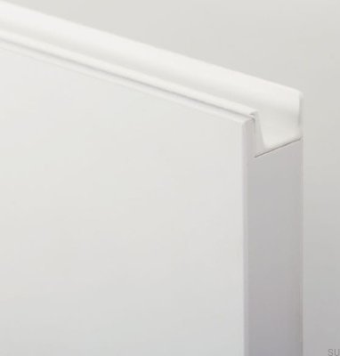 Ручка мебельная Edge Jey2 397 Алюминий Белый Матовый