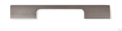 Peak 192 Алюминий Серебряная удлиненная мебельная ручка