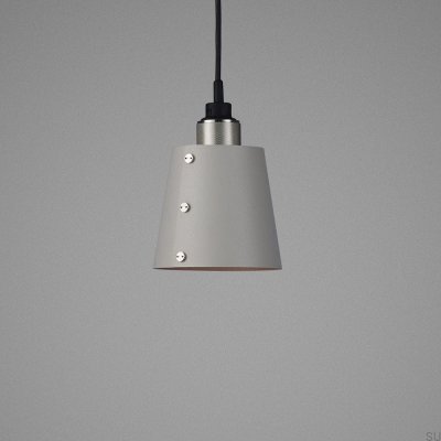 Потолочный светильник 1.0 Hooked S 2 м, стальной серый с серебристым