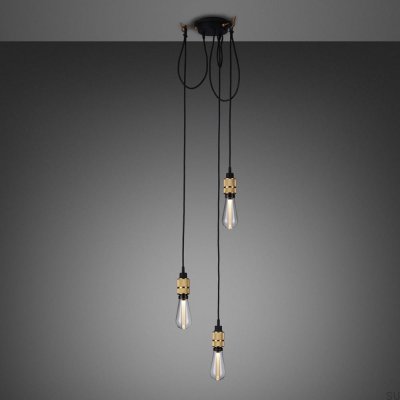 Люстра без плафонов 3.0 Крюковая 2 м Латунь