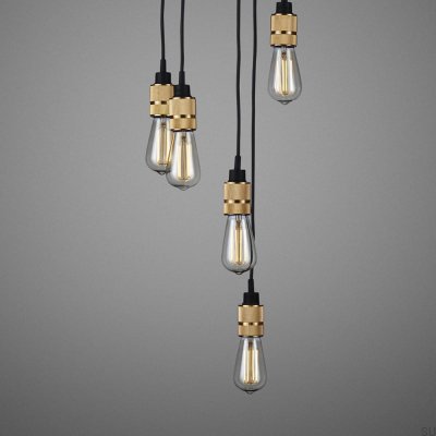 Люстра без плафонов 6.0 Крюковая 2 м Латунь