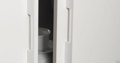 Ручка мебельная удлиненная Пик 1760 Алюминий Белый