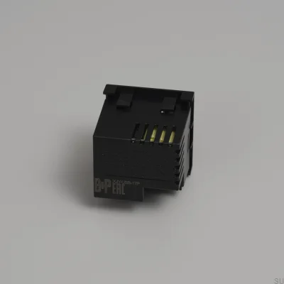Модуль быстрой зарядки USB A+C, стальной, черный, европейский стандарт