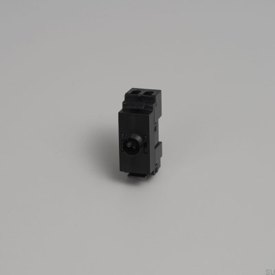 Модульный лестничный выключатель Toggle Module, черный, европейский стандарт