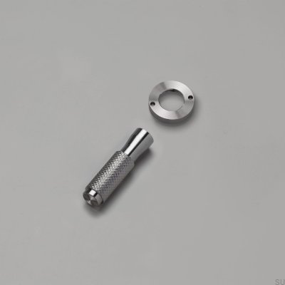 Декоративный набор для переключателя Detail Cross Steel Silver