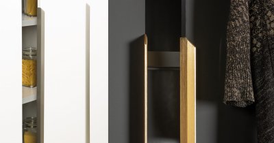 Ручка мебельная Vann 350 Edge Матовое золото