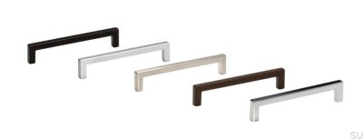 Ручка мебельная удлиненная 0143 128 Gold Brushed