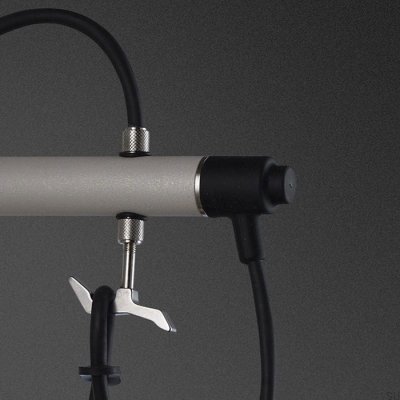 Настенный светильник Hooked Cross S, стальной серый с серебром