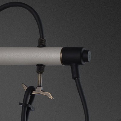 Настенный светильник Hooked Cross S, стальной серый с обожжённой бронзой