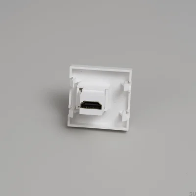 Модуль HDMI-разъема 45 мм, белый, европейский стандарт