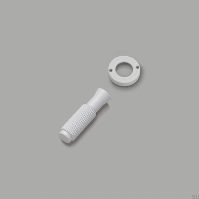 Декоративный набор для выключателя Detail Cross Steel White