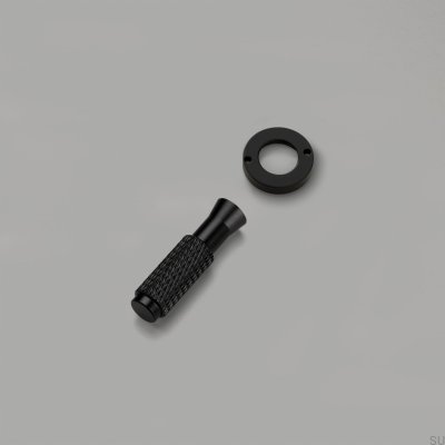 Декоративный набор для переключателя Detail Cross Steel Black