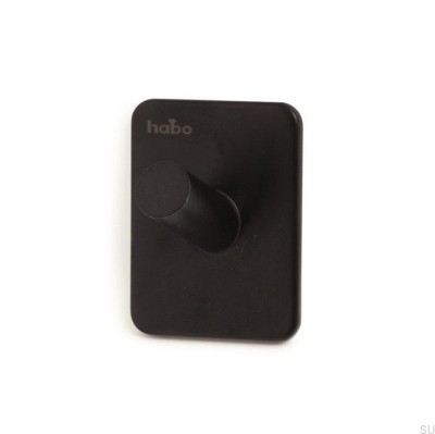 Черная настенная вешалка из нержавеющей стали Edge 38