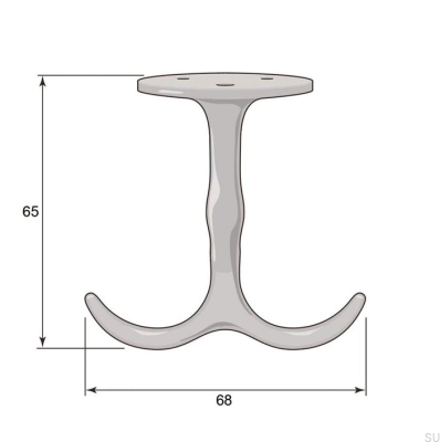 Вешалка Ankarkrok 8134 Никелированная латунь