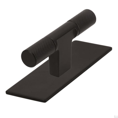 Ручка мебельная с шайбой T-Bar 2509, Металл Черный