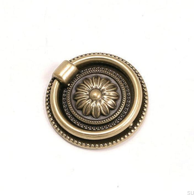 Ручка мебельная круглая 5249 38 Бронза античная