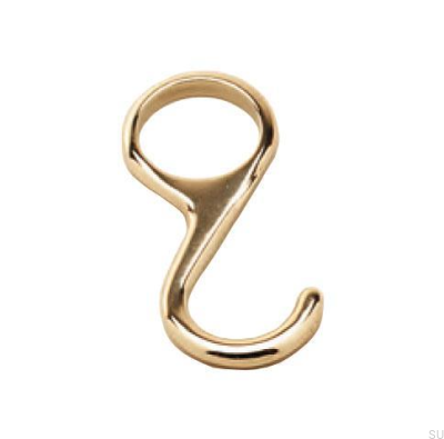 Крючок для трубы 6K Полированная латунь