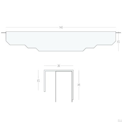 Мебельная ручка Karla Black Brass Black Edge