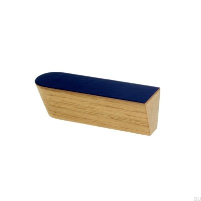 Ручка мебельная Twins Blue 60 Enamel Blue - Oil Бесцветный Полуматовый