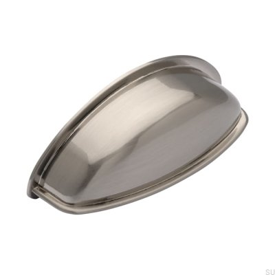 Мебельная ручка Shell 1003 Silver Brushed