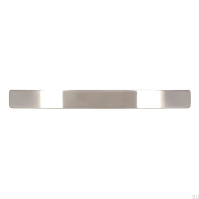 Ручка мебельная удлиненная 1029 Матовое серебро