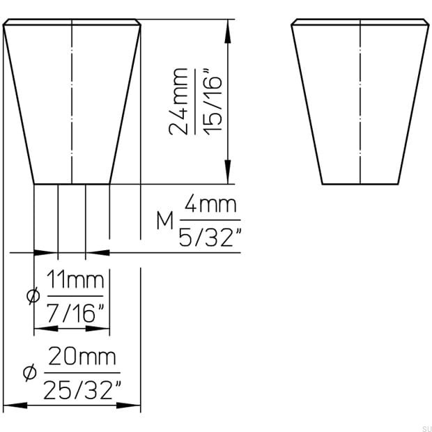 1403-20N1--Gałka meblowa-1403-20-Stalowa-Szczotkowana-Siro-Skandynawskie-Uchwyty_5