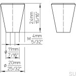 1403-20N1--Gałka meblowa-1403-20-Stalowa-Szczotkowana-Siro-Skandynawskie-Uchwyty_5