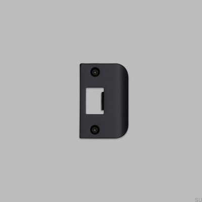 Ответная планка для стандартных дверей типа D Strike Steel Black