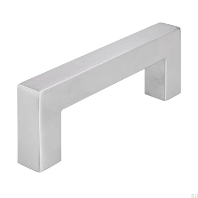 Ручка мебельная удлиненная 1585 96 Матовая сталь