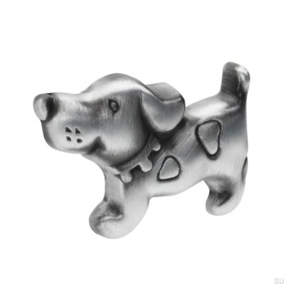 Ручка для мебели Пироги 1885 Античное Серебро