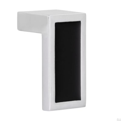 Ручка для мебели 2013 полированный хром с черным