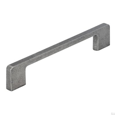 Ручка мебельная удлиненная 2027 160 Античное серебро