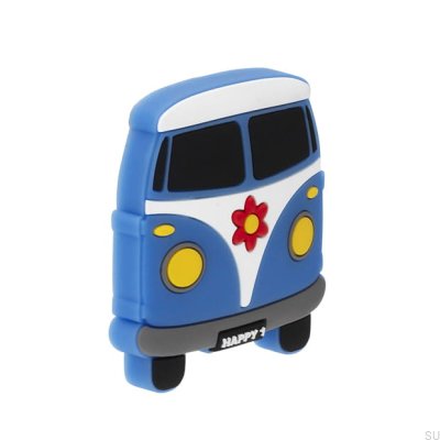 Ручка мебельная H233 Rubber Blue Bus