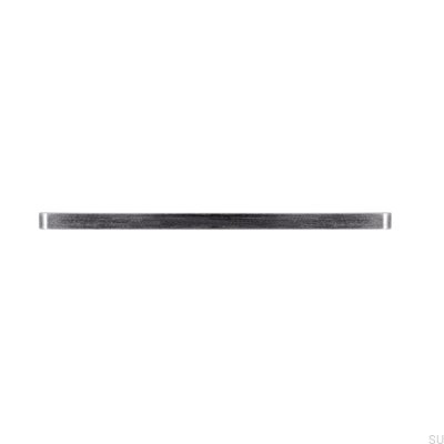 Ручка мебельная удлиненная 2027 160 Античное серебро Матовый