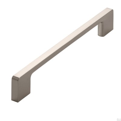 Ручка мебельная удлиненная 2027 192 Серебро Матовый