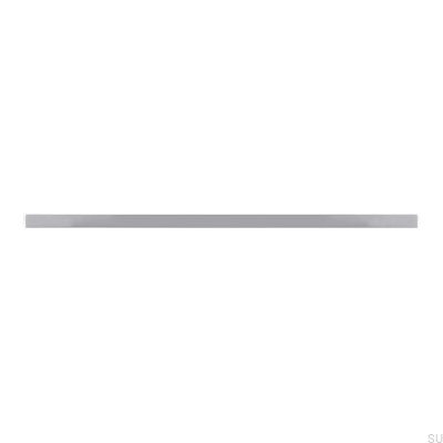 Ручка мебельная удлиненная 2110 160/256 Алюминий Хром Полированный