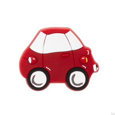 Ручка мебельная H147 Car Rubber Red