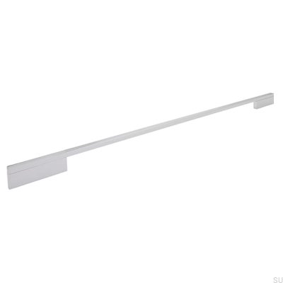 Ручка мебельная удлиненная 2110 480/576 Алюминий Хром Полированный