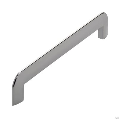 Ручка мебельная удлиненная 2182 160 Хром полированный