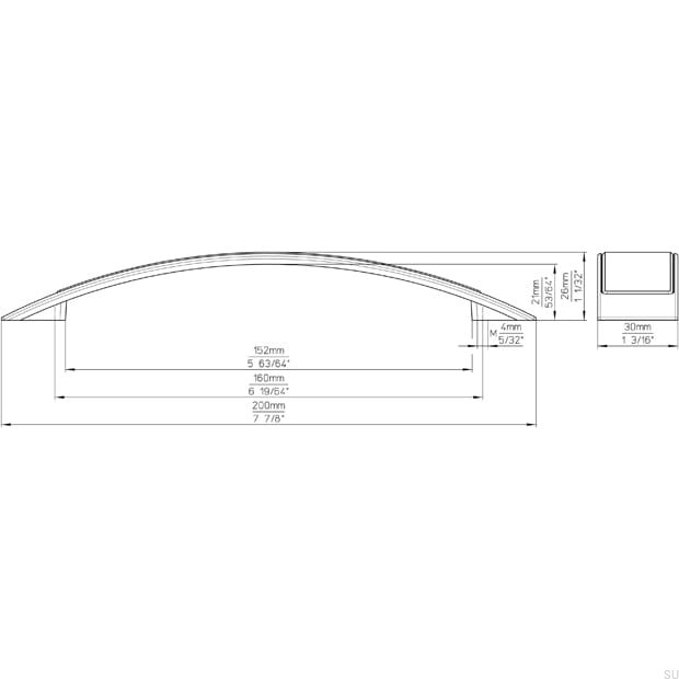 2184-200ZN1GH1--Uchwyt-Meblowy-Podłużny-2184-160-Chrom-Polerowany-z-Białym-Siro-Skandynawskie-Uchwyty_5