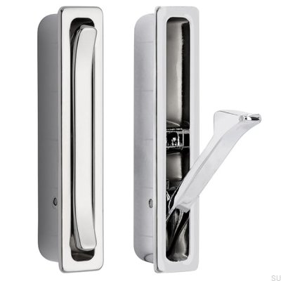 Ручка мебельная встраиваемая 2231 Хром полированный