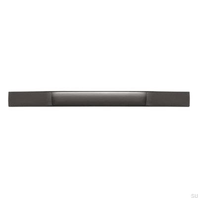 Ручка мебельная удлиненная 2266 160 Антрацит Полированный