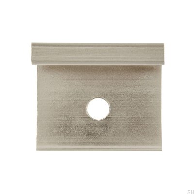 Ручка мебельная удлиненная 2446 Алюминий Серебристый матовый