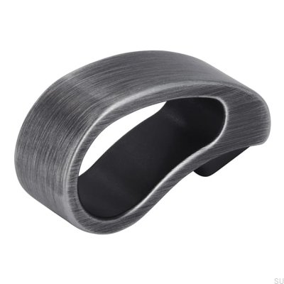 Ручка мебельная 2501 античное серебро матовая