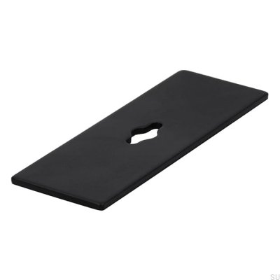 Knob Pad 2511 Metal Black Matt