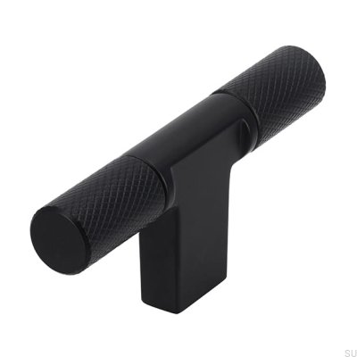 Ручка мебельная T-Bar 2509 Metal Black Matt