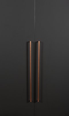 Удлиненная ручка для мебели U 0056 492 Матовая медь